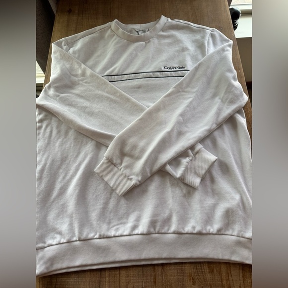 Calvin Klein Other - NWOT Calvin Klein Classic White Crewneck Sweater